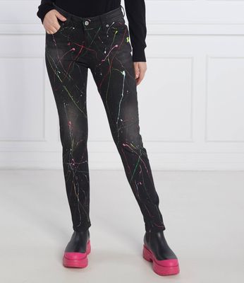 Jeansy damskie Twinset Actitude ze sklepu: Gomez Fashion Store w kategorii: Jeansy damskie - zdjęcie 874714-BD9-10338_TA225W000014576