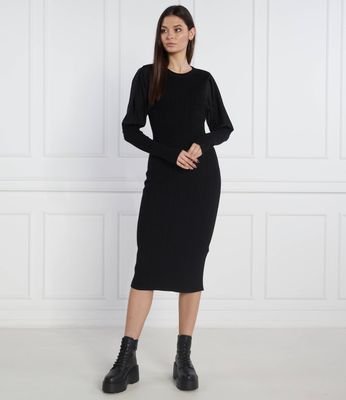 Sukienka Twinset Actitude ze sklepu: Gomez Fashion Store w kategorii: Sukienki - zdjęcie 874714-BD9-10338_TA225W000022842