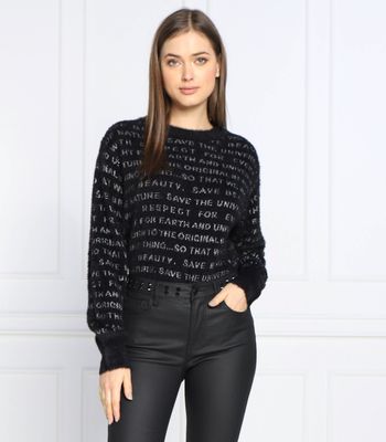 Sweter damski na zimę Desigual ze sklepu: Gomez Fashion Store w kategorii: Swetry damskie - zdjęcie 874714-BD9-10338_DU225W000057002
