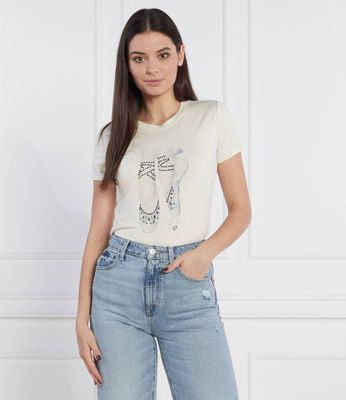 Bluzka damska Twinset U&B ze sklepu: Gomez Fashion Store w kategorii: Bluzki damskie - zdjęcie 874714-BD9-10338_TB225W000006055