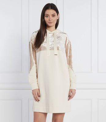 Sukienka prosta Twinset U&B ze sklepu: Gomez Fashion Store w kategorii: Sukienki - zdjęcie 874714-BD9-10338_TB225W000012063