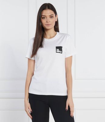 Bluzka damska casual na wiosnę The Kooples ze sklepu: Gomez Fashion Store w kategorii: Bluzki damskie - zdjęcie 874714-BD9-10338_TK225W000012022