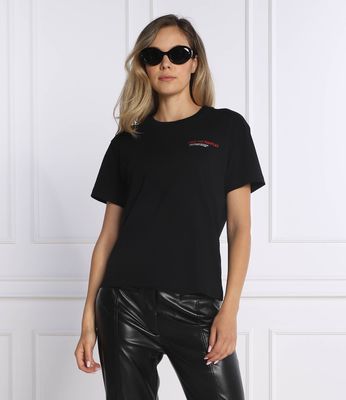 Bluzka damska na wiosnę casual The Kooples ze sklepu: Gomez Fashion Store w kategorii: Bluzki damskie - zdjęcie 874714-BD9-10338_TK225W000014001