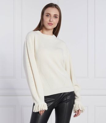 Sweter damski Twinset ze sklepu: Gomez Fashion Store w kategorii: Swetry damskie - zdjęcie 874714-BD9-10338_TS225W000078299