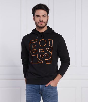 Bluza męska na wiosnę BOSS ORANGE ze sklepu: Gomez Fashion Store w kategorii: Bluzy męskie - zdjęcie 874714-BD9-10338_BO225M000091001