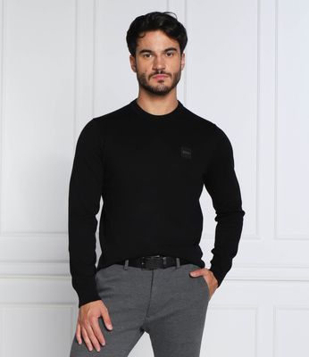 Sweter męski BOSS ORANGE ze sklepu: Gomez Fashion Store w kategorii: Swetry męskie - zdjęcie 874714-BD9-10338_BO225M000107001