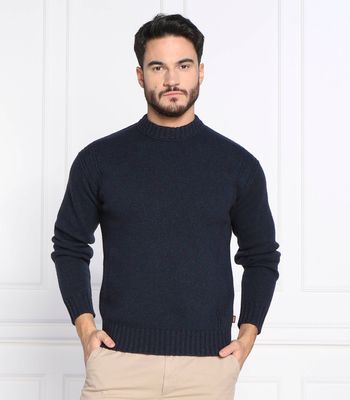 Sweter męski zimowy BOSS ORANGE ze sklepu: Gomez Fashion Store w kategorii: Swetry męskie - zdjęcie 874714-BD9-10338_BO225M000108404