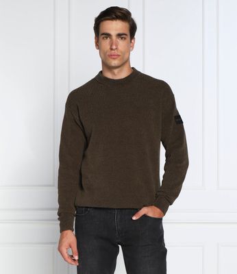 Sweter męski BOSS ORANGE ze sklepu: Gomez Fashion Store w kategorii: Swetry męskie - zdjęcie 874714-BD9-10338_BO225M000127308