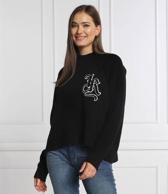 Sweter damski na zimę John Richmond ze sklepu: Gomez Fashion Store w kategorii: Swetry damskie - zdjęcie 874714-BD9-10338_JR225W000017001