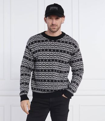 Kenzo - Sweter męski w stylu młodzieżowym ze sklepu: Gomez Fashion Store w kategorii: Swetry męskie - zdjęcie 874714-BD9-10338_KE225M000009099
