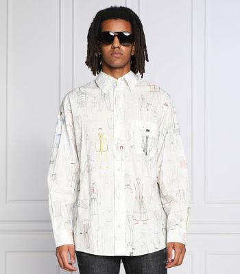 Koszula męska Kenzo ze sklepu: Gomez Fashion Store w kategorii: Koszule męskie - zdjęcie 874714-BD9-10338_KE225M000045A28