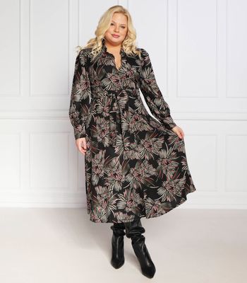 Sukienka trapezowa Persona by Marina Rinaldi ze sklepu: Gomez Fashion Store w kategorii: Sukienki - zdjęcie 874714-BD9-10338_SO225W000015090