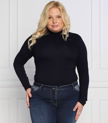 Sweter damski Persona by Marina Rinaldi ze sklepu: Gomez Fashion Store w kategorii: Swetry damskie - zdjęcie 874714-BD9-10338_SO225W000025059