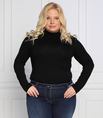 Sweter damski na zimę Persona by Marina Rinaldi ze sklepu: Gomez Fashion Store w kategorii: Swetry damskie - zdjęcie 874714-BD9-10338_SO225W000025074