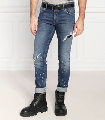 Jeansy męskie Just Cavalli ze sklepu: Gomez Fashion Store w kategorii: Jeansy męskie - zdjęcie 874714-BD9-10338_CA225M000024470