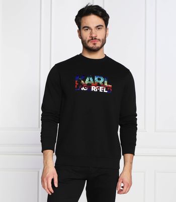 Bluza męska w stylu młodzieżowym Karl Lagerfeld ze sklepu: Gomez Fashion Store w kategorii: Bluzy męskie - zdjęcie 874714-BD9-10338_KL225M000166990