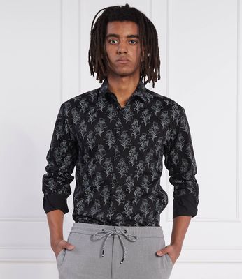 Karl Lagerfeld - Koszula męska w stylu młodzieżowym ze sklepu: Gomez Fashion Store w kategorii: Koszule męskie - zdjęcie 874714-BD9-10338_KL225M000178991