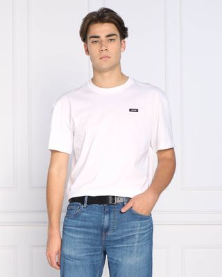 T-shirt męski casual Calvin Klein ze sklepu: Gomez Fashion Store w kategorii: T-shirty męskie - zdjęcie 874714-BD9-10338_CK225M000137257