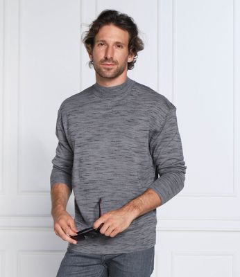 Sweter męski na zimę Calvin Klein ze sklepu: Gomez Fashion Store w kategorii: Swetry męskie - zdjęcie 874714-BD9-10338_CK225M000151266