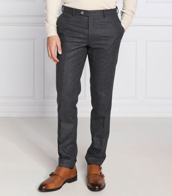 Spodnie męskie casual Oscar Jacobson ze sklepu: Gomez Fashion Store w kategorii: Spodnie męskie - zdjęcie 874714-BD9-10338_OJ225M000013031