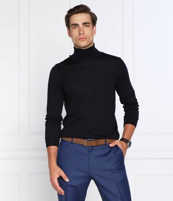 Sweter męski casualowy Oscar Jacobson ze sklepu: Gomez Fashion Store w kategorii: Swetry męskie - zdjęcie 874714-BD9-10338_OJ225M000018039