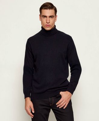 Sweter męski casual Oscar Jacobson ze sklepu: Gomez Fashion Store w kategorii: Swetry męskie - zdjęcie 874714-BD9-10338_OJ225M000021012