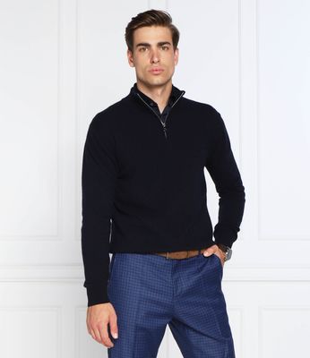 Sweter męski Oscar Jacobson ze sklepu: Gomez Fashion Store w kategorii: Swetry męskie - zdjęcie 874714-BD9-10338_OJ225M000025012