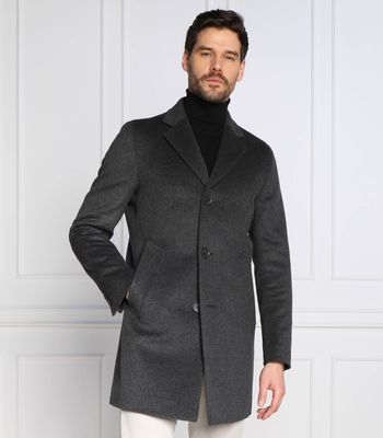 Oscar Jacobson - Płaszcz męski ze sklepu: Gomez Fashion Store w kategorii: Płaszcze męskie - zdjęcie 874714-BD9-10338_OJ225M000027040