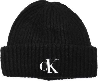 Czapka zimowa damska Calvin Klein Jeans ze sklepu: Gomez Fashion Store w kategorii: Czapki zimowe damskie - zdjęcie 874714-BD9-10338_CJ225W000055175
