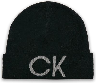 Czapka zimowa damska Calvin Klein ze sklepu: Gomez Fashion Store w kategorii: Czapki zimowe damskie - zdjęcie 874714-BD9-10338_CK225W000131284