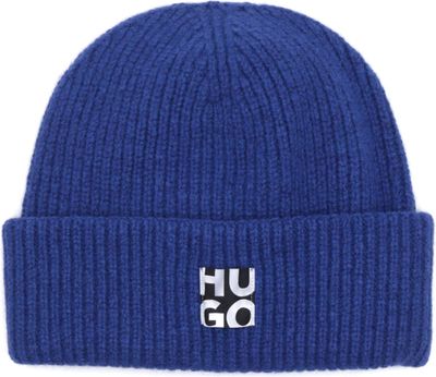 Czapka zimowa damska HUGO ze sklepu: Gomez Fashion Store w kategorii: Czapki zimowe damskie - zdjęcie 874714-BD9-10338_BU225W000150422