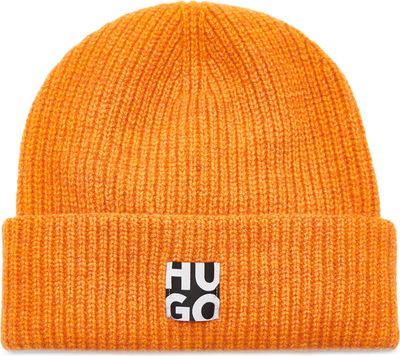 Czapka zimowa damska HUGO ze sklepu: Gomez Fashion Store w kategorii: Czapki zimowe damskie - zdjęcie 874714-BD9-10338_BU225W000150810