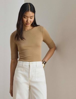 Bluzka damska casual LAUREN RALPH LAUREN ze sklepu: Gomez Fashion Store w kategorii: Bluzki damskie - zdjęcie 874714-BD9-10338_RL225W000078KA7