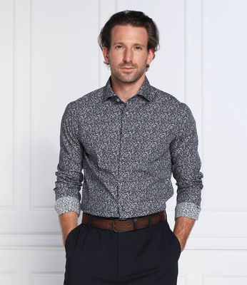 Koszula męska z klasycznym kołnierzykiem van Laack ze sklepu: Gomez Fashion Store w kategorii: Koszule męskie - zdjęcie 874714-BD9-10338_VL225M000005797