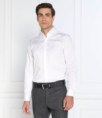 Koszula męska z klasycznym kołnierzykiem Joop! ze sklepu: Gomez Fashion Store w kategorii: Koszule męskie - zdjęcie 874714-BD9-10338_JC225M000061100