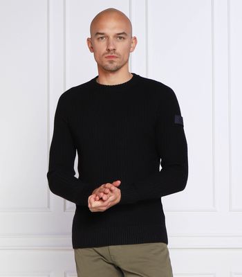 Sweter męski casual Joop! ze sklepu: Gomez Fashion Store w kategorii: Swetry męskie - zdjęcie 874714-BD9-10338_JC225M000063405