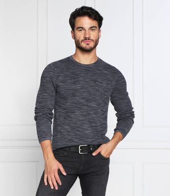 Sweter męski na wiosnę Joop! Jeans ze sklepu: Gomez Fashion Store w kategorii: Swetry męskie - zdjęcie 874714-BD9-10338_JJ225M000018405