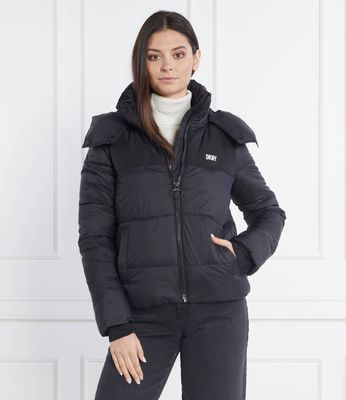 Kurtka damska casual na jesień DKNY Sport ze sklepu: Gomez Fashion Store w kategorii: Kurtki damskie - zdjęcie 874714-BD9-10338_DP225W000008007