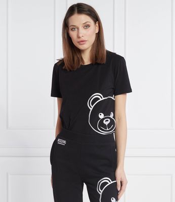 Bluzka damska młodzieżowa na wiosnę Moschino Underwear ze sklepu: Gomez Fashion Store w kategorii: Bluzki damskie - zdjęcie 874714-BD9-10338_MU225W000005555
