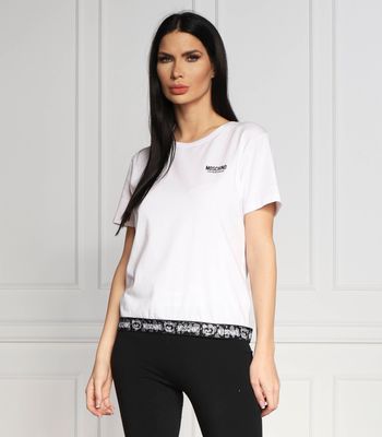 Bluzka damska młodzieżowa Moschino Underwear ze sklepu: Gomez Fashion Store w kategorii: Bluzki damskie - zdjęcie 874714-BD9-10338_MU225W000006011