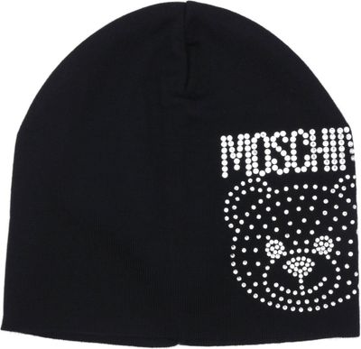 Moschino - Czapka zimowa damska ze sklepu: Gomez Fashion Store w kategorii: Czapki zimowe damskie - zdjęcie 874714-BD9-10338_MO225W000023116