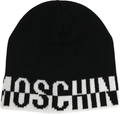 Czapka zimowa damska Moschino ze sklepu: Gomez Fashion Store w kategorii: Czapki zimowe damskie - zdjęcie 874714-BD9-10338_MO225W000024116