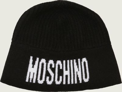 Czapka zimowa damska Moschino ze sklepu: Gomez Fashion Store w kategorii: Czapki zimowe damskie - zdjęcie 874714-BD9-10338_MO225W000030010