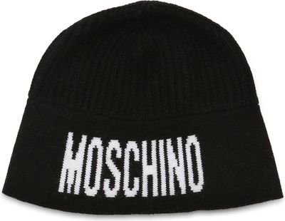 Czapka zimowa damska Moschino ze sklepu: Gomez Fashion Store w kategorii: Czapki zimowe damskie - zdjęcie 874714-BD9-10338_MO225W000030010