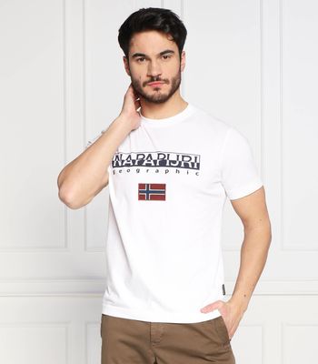 T-shirt męski młodzieżowy Napapijri ze sklepu: Gomez Fashion Store w kategorii: T-shirty męskie - zdjęcie 874714-BD9-10338_NA225M000001002