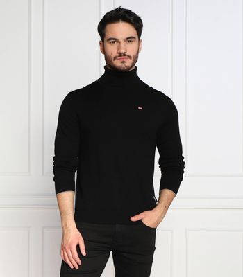 Sweter męski sportowy na zimę Napapijri ze sklepu: Gomez Fashion Store w kategorii: Swetry męskie - zdjęcie 874714-BD9-10338_NA225M000028041