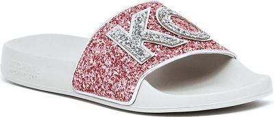 Klapki damskie na lato Michael Kors ze sklepu: Gomez Fashion Store w kategorii: Klapki damskie - zdjęcie 874714-BD9-10338_MK225W000249511