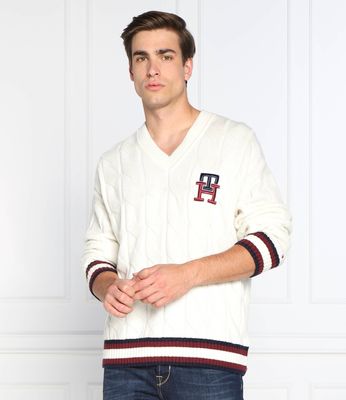 Sweter męski Tommy Hilfiger ze sklepu: Gomez Fashion Store w kategorii: Swetry męskie - zdjęcie 874714-BD9-10338_TH225M000251H23