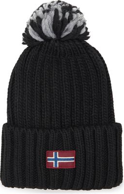 Czapka zimowa damska Napapijri ze sklepu: Gomez Fashion Store w kategorii: Czapki zimowe damskie - zdjęcie 874714-BD9-10338_NA225W000008041