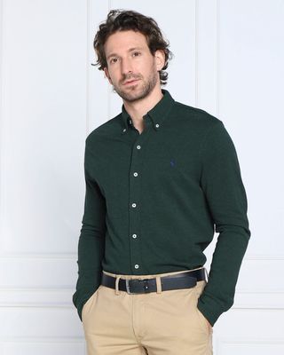 Koszula męska z kołnierzykiem button down Polo Ralph Lauren ze sklepu: Gomez Fashion Store w kategorii: Koszule męskie - zdjęcie 874714-BD9-10338_PR225M000113KE0